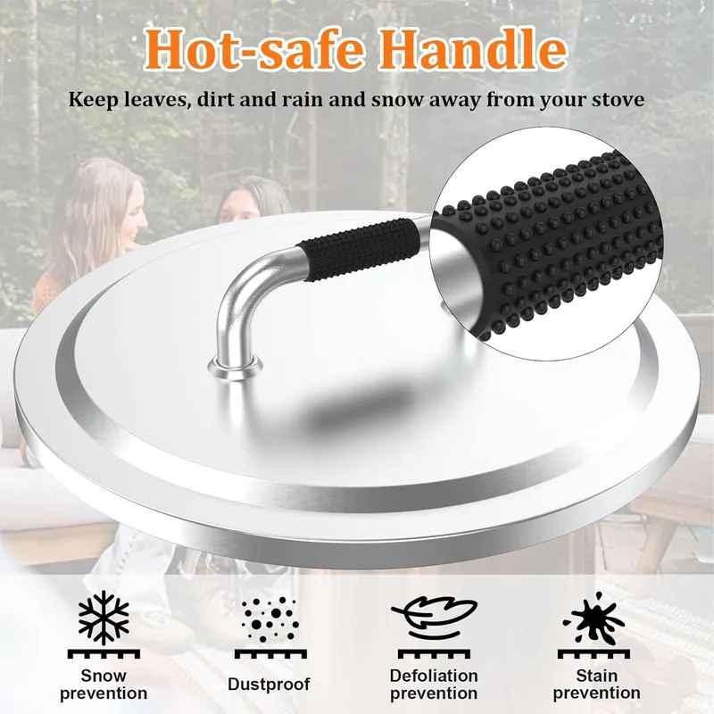 Uniflasy Fire Pit Lid for Solo Stove Bonfire