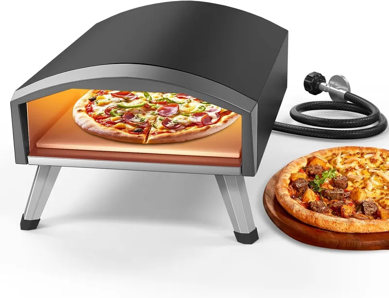 Uniflasy Portable Propane Gas Pizza Oven